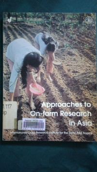 Approaches to on-farm research in asia