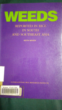 Weeds : reported in rice in south and southeast asia