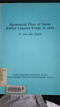 Agromyzid flies of some native legume crops in java