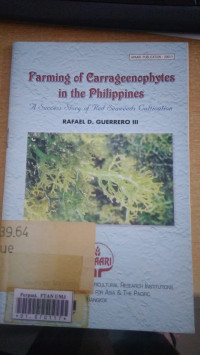 Farming of carrageenophytes in the philippines : a success story of red seaweeds cultivation