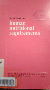 Human nutritional requirements