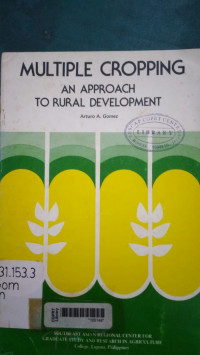Multiple cropping an approach to rural development