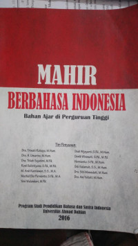 Mahir berbahasa indonesia