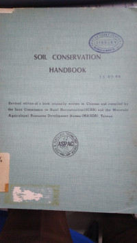 Soil conservation handbook