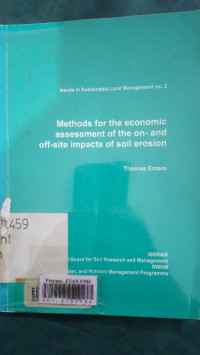 Methods for the economic assessment of the on-and off-site impacts of soil erosion