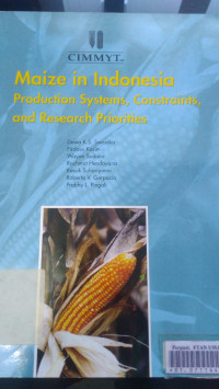 Maize in indonesia : production systems, constraints. and research priorities