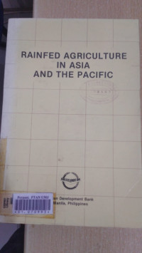 Rainfed agriculture in asia and the pacific