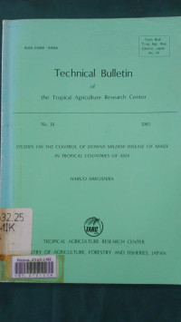 Technical bulletin of the tropical agriculture research center