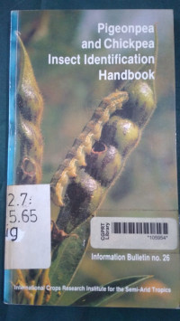 Pigeonpea and chickpea insect identification handbook