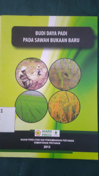 Budi daya pada sawah bukaan baru