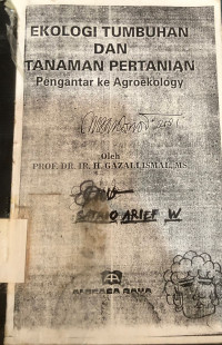 Ekologi tumbuhan dan tanaman pertanian: pengantar ke agroekology