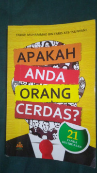 Apakah anda orang cerdas