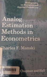 Analog estimation methods in econometrics