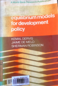 General equilibrium models for policy