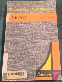 Principles of economic: macro third edition