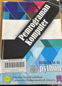 Pemrograman Komputer Dasar- Dasar Python