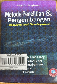 Metode Penelitian & Pengembangan : Research and Development