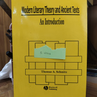 Modern literary theory and ancient texts : an introduction