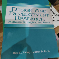 Design and development research : methods, strategies, and issues