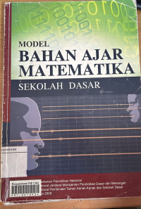 Model Bahan Ajar Matematika Sekolah Dasar