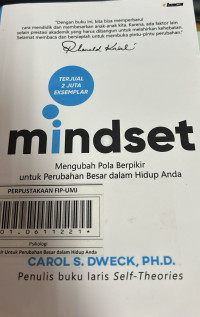 Mindset : Mengubah Pola Berpikir untuk Perubahan Besar dalam Hidup Anda