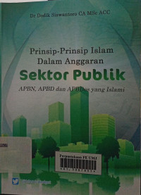 Prisip-prinsip islam dalam anggaran sektor publik