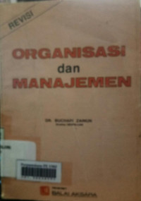 Organisasi dan manajemen