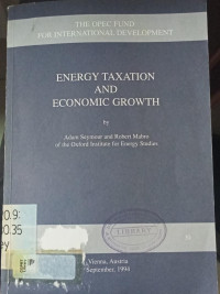 Energy taxation and economic growth