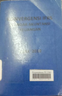 Konvergensi IFRS standar akuntansi keuangan