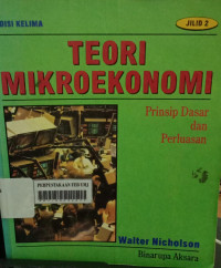 Teori mikroekonomi (prinsip dasar dan perluasan)