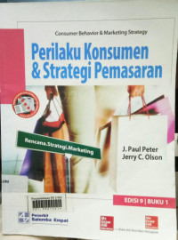 Perilaku konsumen & strategi pemasaran