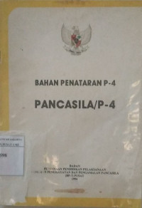 Bahan penataran P-4 pancasila /P-4