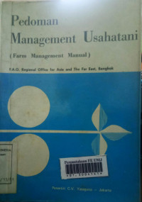 Pedoman managemen usahatani