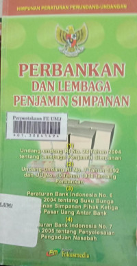 Perbankan dan lembaga penjaminansimpanan