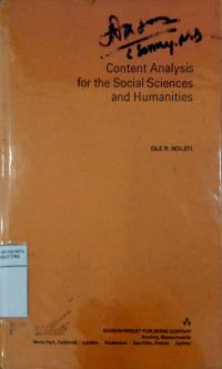 Content analysis for the social sciences and humanities