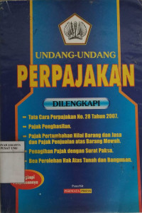 Undang-Undang Perpajakan nomor 28 tahun 2007