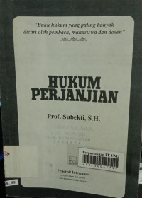 Hukum perjanjian