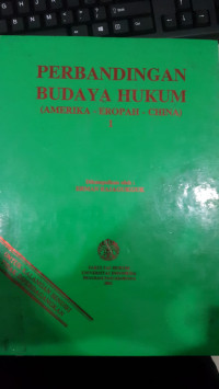 Perbandingan budaya hukum (Amerika-Eropah-China) 1