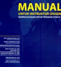 Manual untuk instruktur (dosen) : Kewirausahaan untuk program strata 1