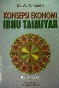 Konsepsi ekonomi ibnu taimiyah