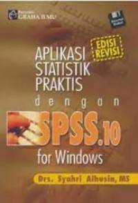 Aplikasi statistik praktis dengan menggunakan spss 10 for windows