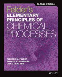 Elementary Principles of Chemical Processes