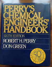 Perry's Chemical Engineers' Handbook Jilid I