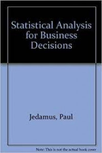 Statistical Analiysis for Business Decisions