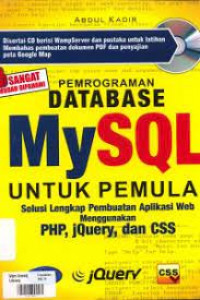 Pemrograman databese MYSQL untuk pemula