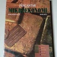 Pengantar mikroekonomi jilid satu