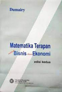 Matematika terapan untuk bisnis dan ekonomi