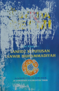 Berita resmi muhammadiyah : tanfidz keputusan tanwir muhammadiyah