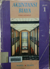 Akuntansi biaya Jilid 1