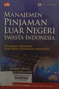 Manajemen pinjaman luar negri swasta indonesia